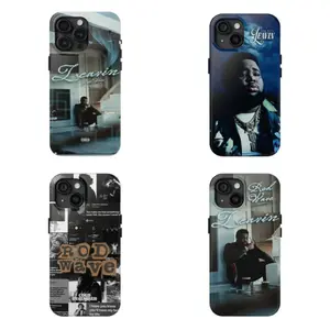 Rod Wave "Leavin'" Album Phone Case | Hip-Hop Aesthetic ,For iPhone 17 Pro Max 16 15 14 13 12 11 for Samsung S21 S22 S23 S24 S25 Phone Case|Gift for him and her,Phone Accessories