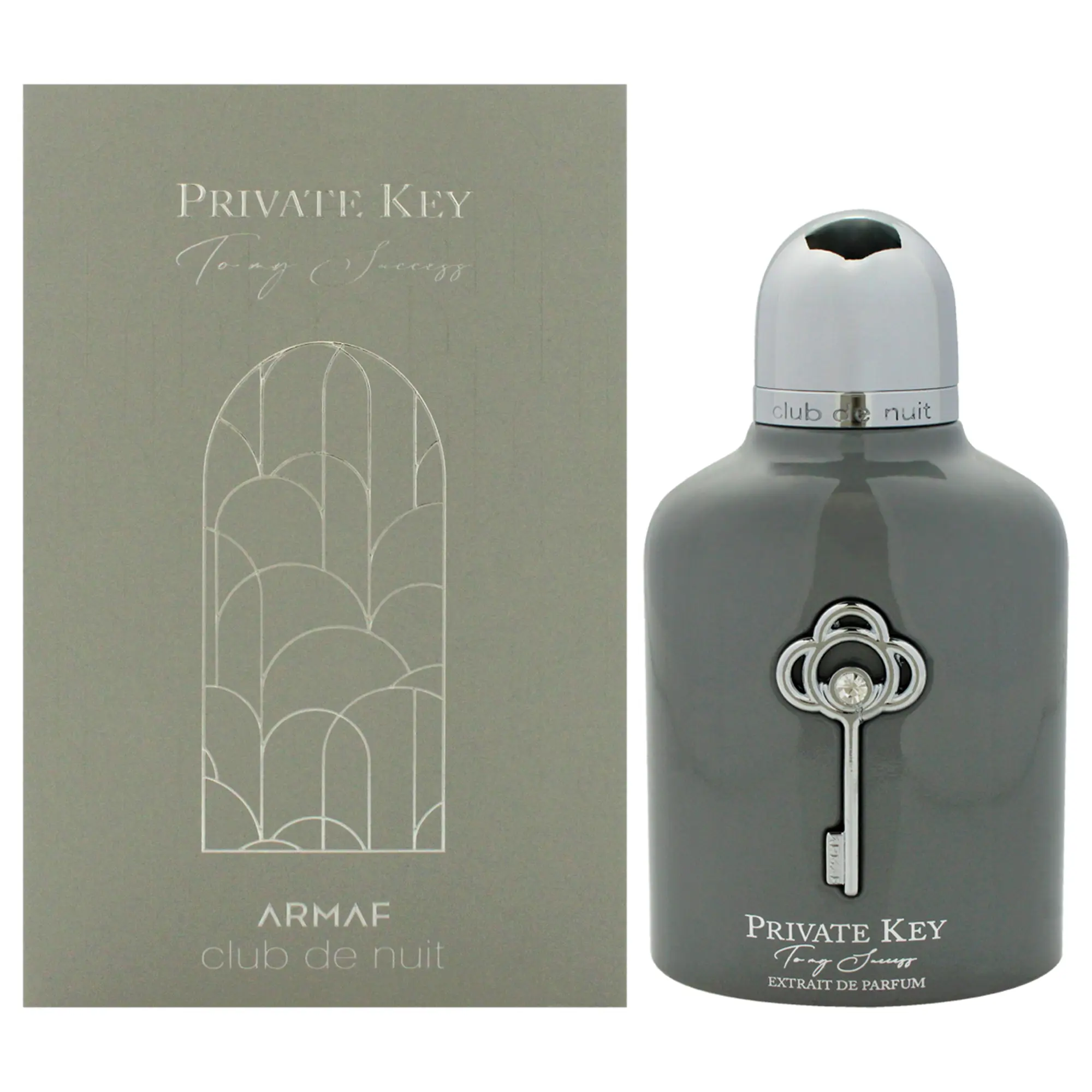 Unisex Club De Nuit Private Key To My Success Extrait De Parfum Spray by Armaf - Versatile, 3.4 fl oz, Key Motif, Success Symbol