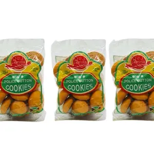 Jamaican Police Button Cookies