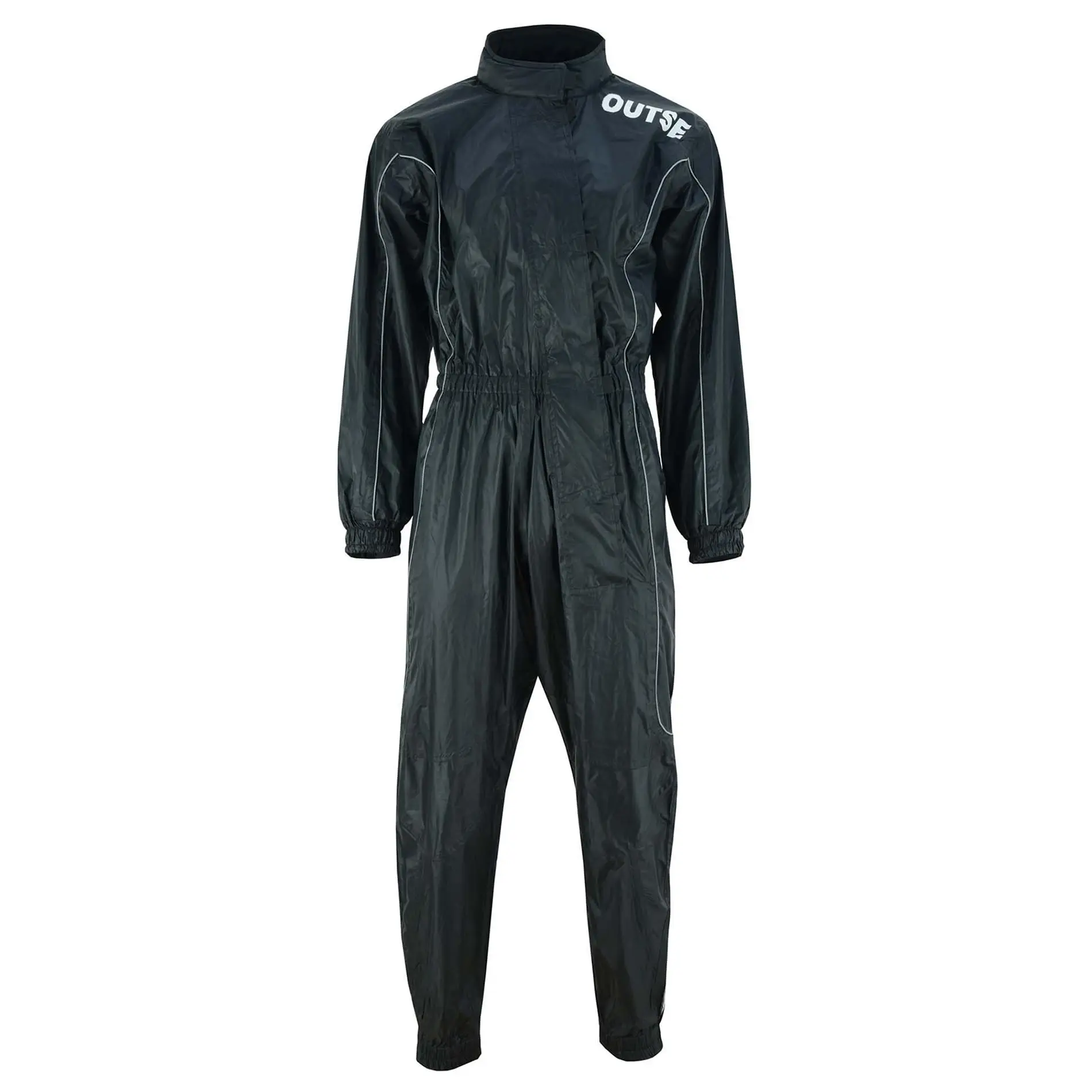 INTAN Full Body Waterproof Rain Suit Lightweight Windproof One Piece Overall Taffeta Rubber Coated Rainwear Men & Women (3X-Large)