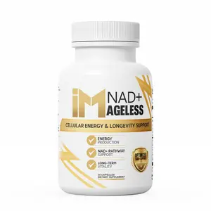 IM NAD+ Ageless | Cellular Energy & Longevity Support | Dual-Action NAD+ Formula | Daily Energy & Vitality Capsules