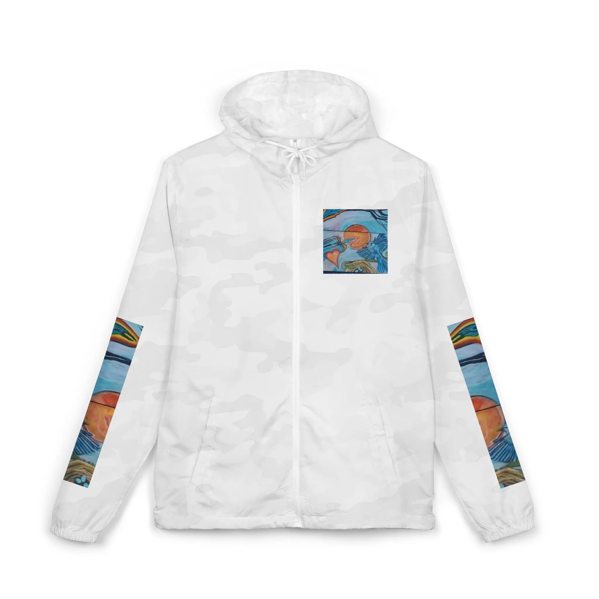 Unisex Full-Zip Windbreaker Jacket