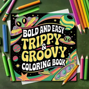 Adult Coloring Book with 20 Pages of Creative Doodle Art, Vibrant Illustrations for Relaxation and Friend Gatherings, Ideal Stress Relief Activity, Coloring Gift Book