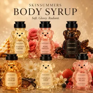 SkinSummers Body Syrup Hydrating Body Glow Oil for Soft Silky Radiant Skin Lightweight Daily Moisture