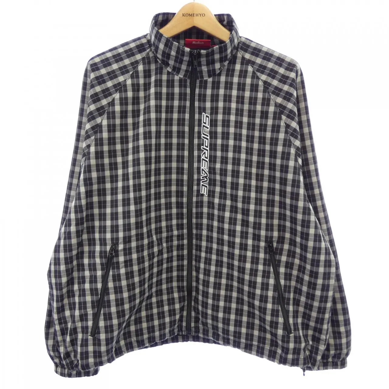 Pre-owned Supreme Polyester Small Leather Goods Plaid Track Jacket Jacket
