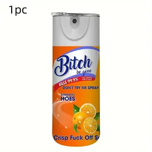 B!tch Be Gone & F OFF! 1pc 20oz Sublimated Tumbler Different Colors Available Bottle Drinkware Lid Insulated Straw Suitable for camping, outdoor activities, and office use, it makes an ideal gift for Easter, Thanksgiving, Father's Day, Mother's Day