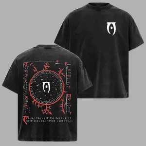 Unisex Elder Scrolls IV Oblivion Remastered Printed Cotton T-Shirt - Oversized, Relaxed Fit, Casual Y2K Summer Streetwear, Gift for Friends, Men's/Women's Fashion Top