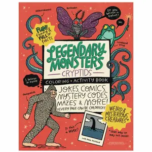 Legendary Monsters Cryptids Coloring & Activity Book