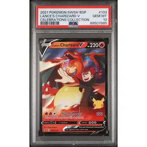 Lance's Charizard V PSA 10 2021 SWSH Black Star Promo #133