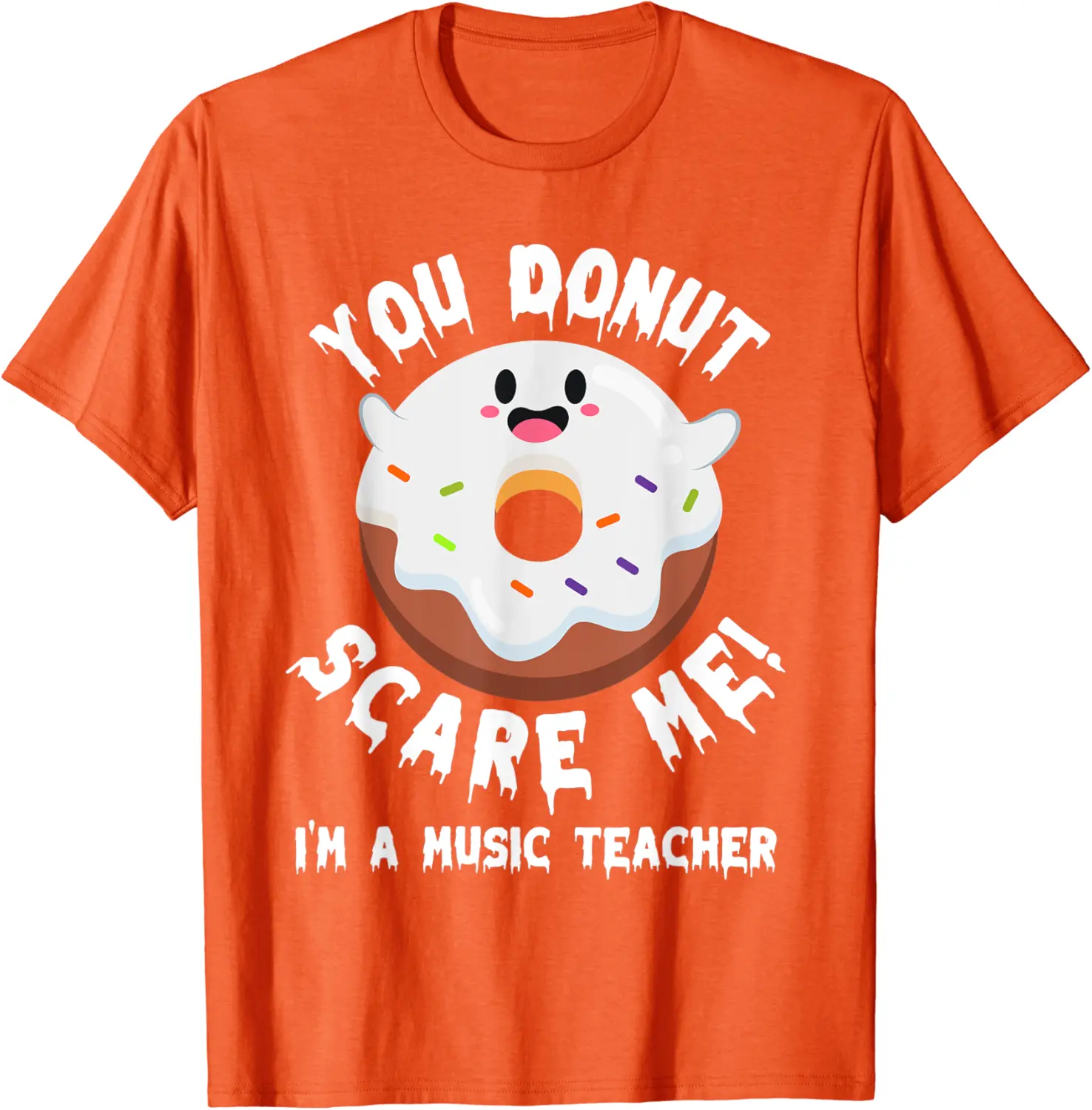 Music Teacher Halloween Donut Costume Spooky Cute Kawaii T-Shirt - Antonioja Shop 35B09CHKQGZ8