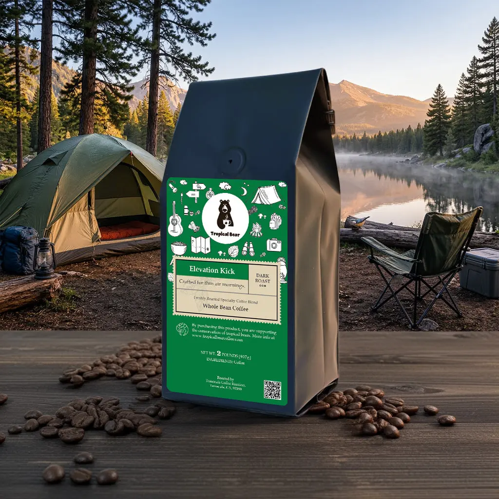 Elevation Kick - Specialty Coffee Blend, Dark Roast