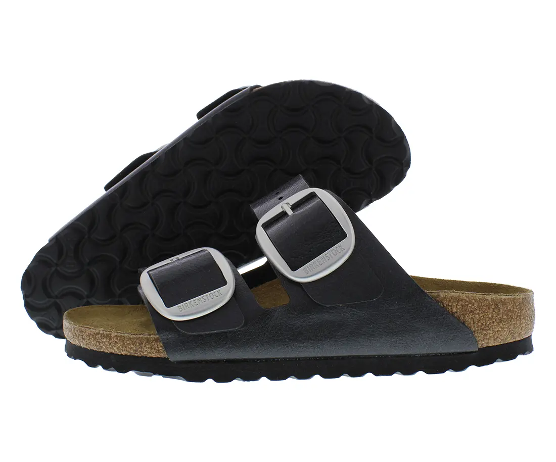 Birkenstock Arizona Big Buckle Unisex Sandal - Narrow-Fit Footwear with Cork Sole and Flat Heel, Round Toe, Toe Thong