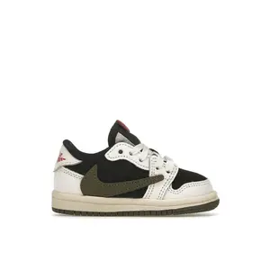 Jordan Toddler's 1 Retro Low OG SP Travis Scott Olive Basketball Shoes, from StockX