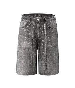 NOIR RHINESTONE SHORTS