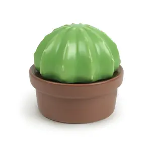 HOUSE PLANT Butter Storage, Clever Cactus Design, High Quality Ceramic, Soft and Spreadable, Keeps Butter Fresh for up to a Month at Room Temperature