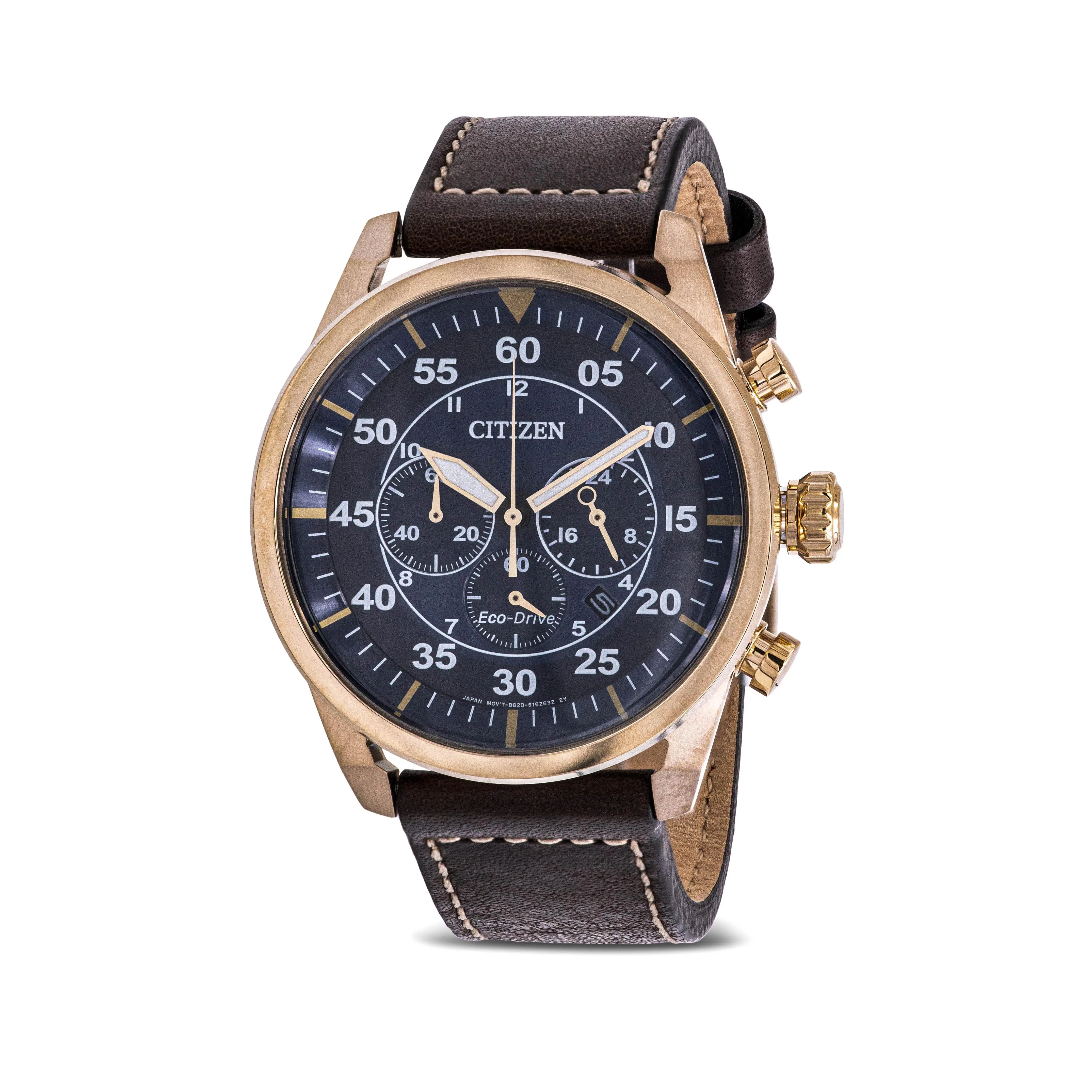 Citizen Eco-Drive Avion Chronograph Mens Watch CA4213-18L