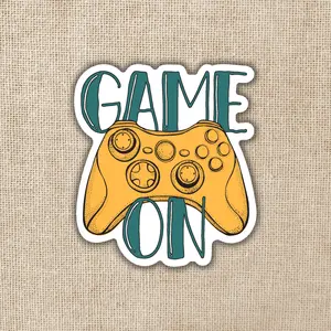 Game On Video Game Controller Sticker