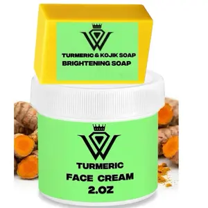 DEKALE TURMERIC Mini set FACE CREAM 2oz-for Brightening & Hydration I Dark Spot