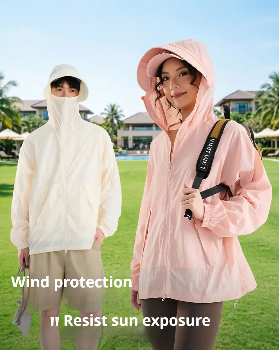Unisex Sun-Protection Jacket - Lightweight Breathable Ice Silk Fabric, Loose Fit, Ideal for Outdoor Hiking Summer Wear