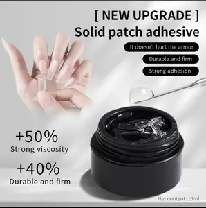 Solid adhesive UV gel
