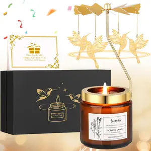 Rotatable Lavender Scented Hummingbird Candle - Unique Birthday Gift for Women - Decor, Freshener Perfume Ornaments Aroma Decoration