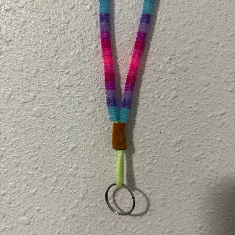 Beaded lanyard