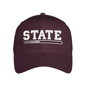 adidas Mens Mississippi State Bulldogs Adjustable Cap  - Red