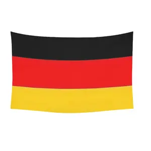 Germany (German) Flag tapestry 75D Printed Polyester 3x5 Ft Decor Decorative bedroom living room gift colorful decorative