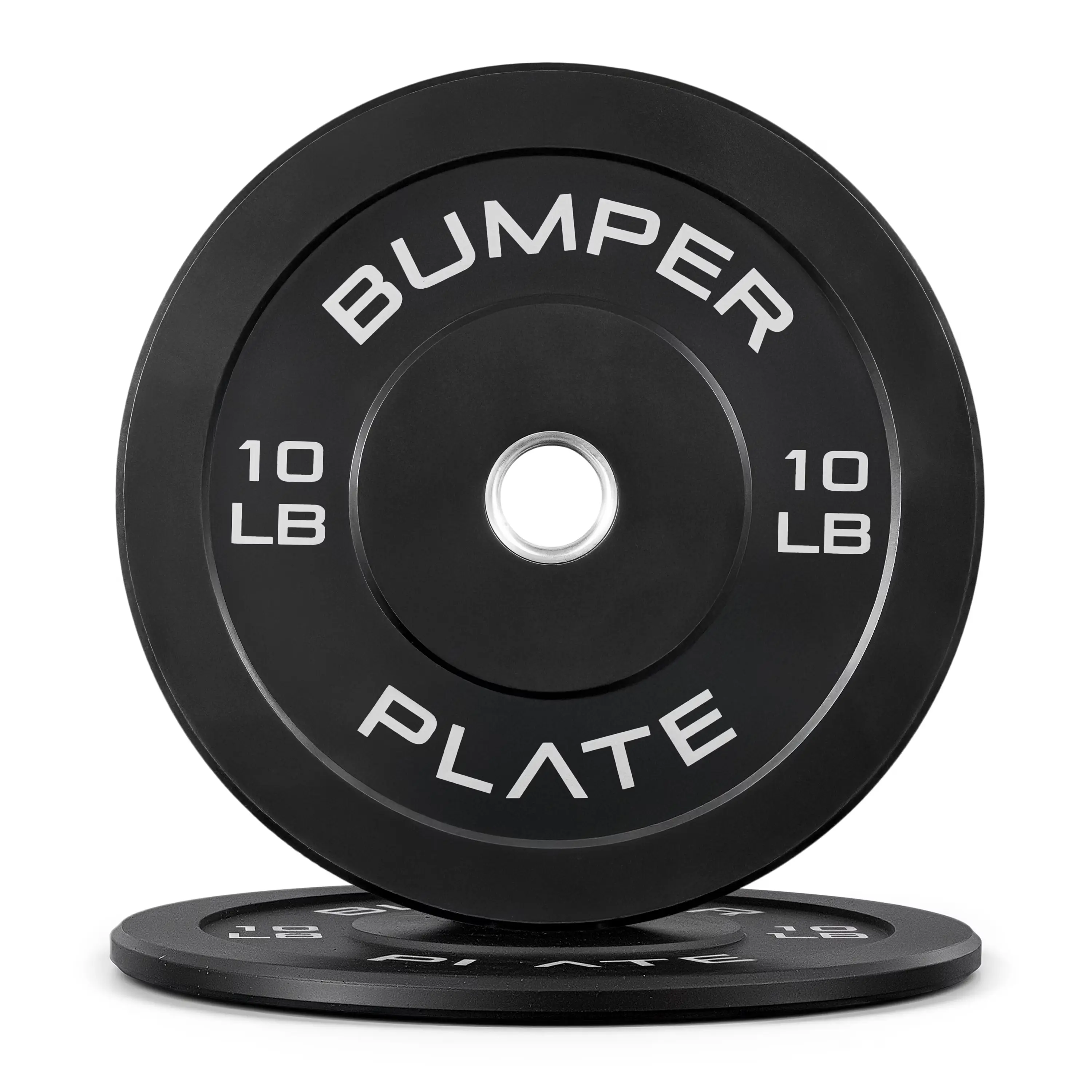 Barbell Olympic Rubber Bumper Plate, Pair (10lbx2)