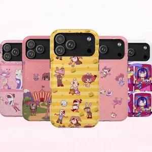Pomni TADC Phone Case, The Amazing Digital Circus Phone Case, Jax Case Gifts, Anime case Compatible with iPhone X, 11, 12, 13, 14, 15, 16, 17 & Samsung