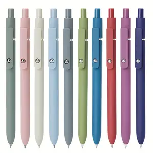 Gel Pen, 10/12pcs Fine Point Smooth Writing Pen, Cute Pen, Black Ink Pen for Journaling Note Taking, School Office Supplies, Office Stationery Supplies, Funny Teacher Pens