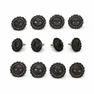 Black Juego De Chapetones Monturas Charras Conchos