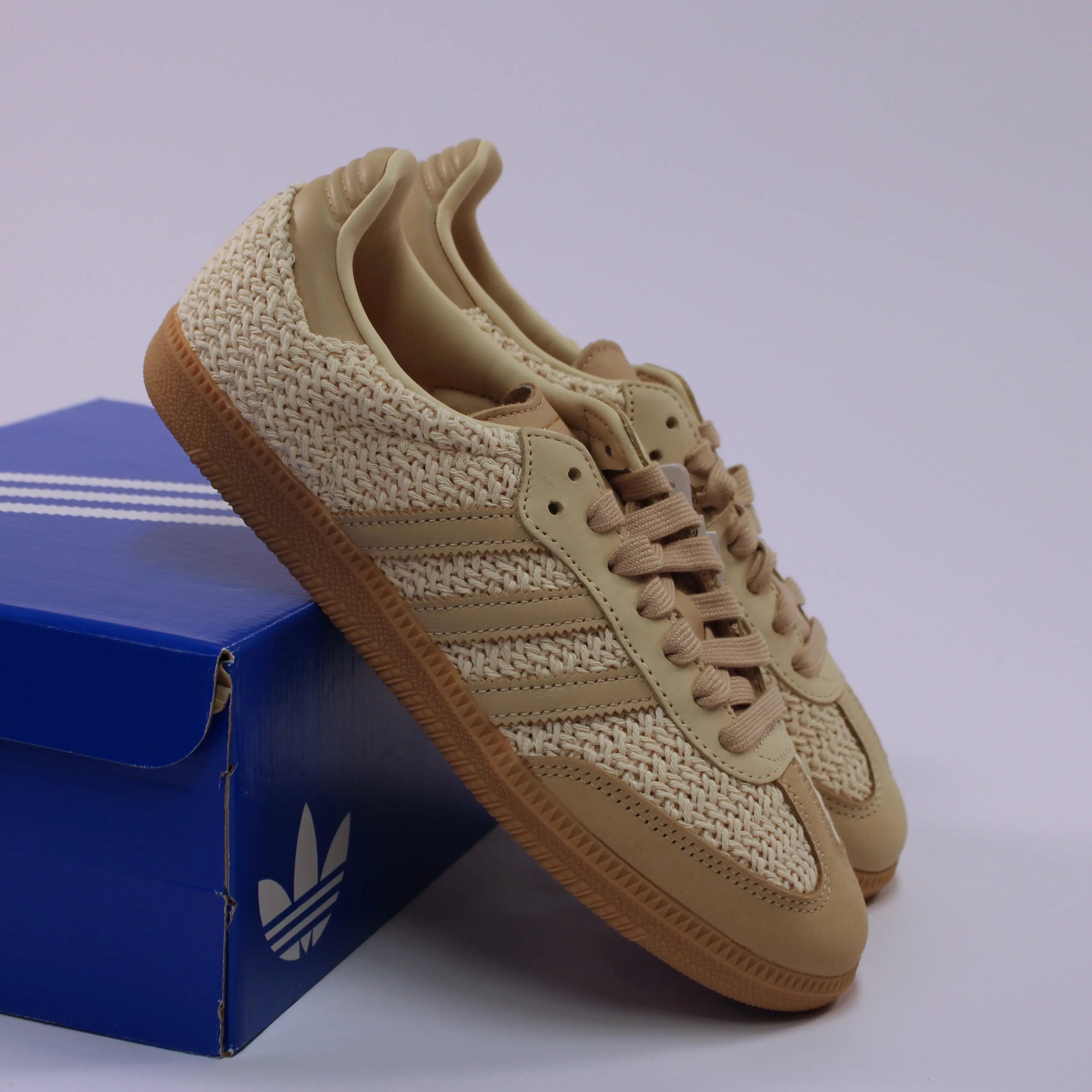 Adidas Samba OG Crochet Pack Sand Strata Women's Sneaker