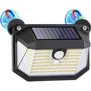 178 LED Magnetic RV Solar Lights Outdoor, 800LM Ultra-Bright RV Porch Light with Motion Sensor, Strong Magnets IP65 Waterproof rv Lights Exterior for Awning Camper Trailer Porch (1 Pack)