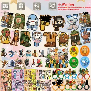 Popular  Italian Brainrot Series Tung Tung Tung Sahur Themed Party Decoration Balloons and Flags,Happy Birthday Banner, Character Balloons, Cake Toppers&Stickers for Gifts.
