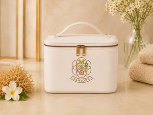 Luxury Elmiore White Cosmetic Bag