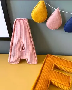 Custom Corduroy Fabric Letters Nursery Decor Nursery Wall Decor New Baby Gift Christening Gift Baby Shower Gift