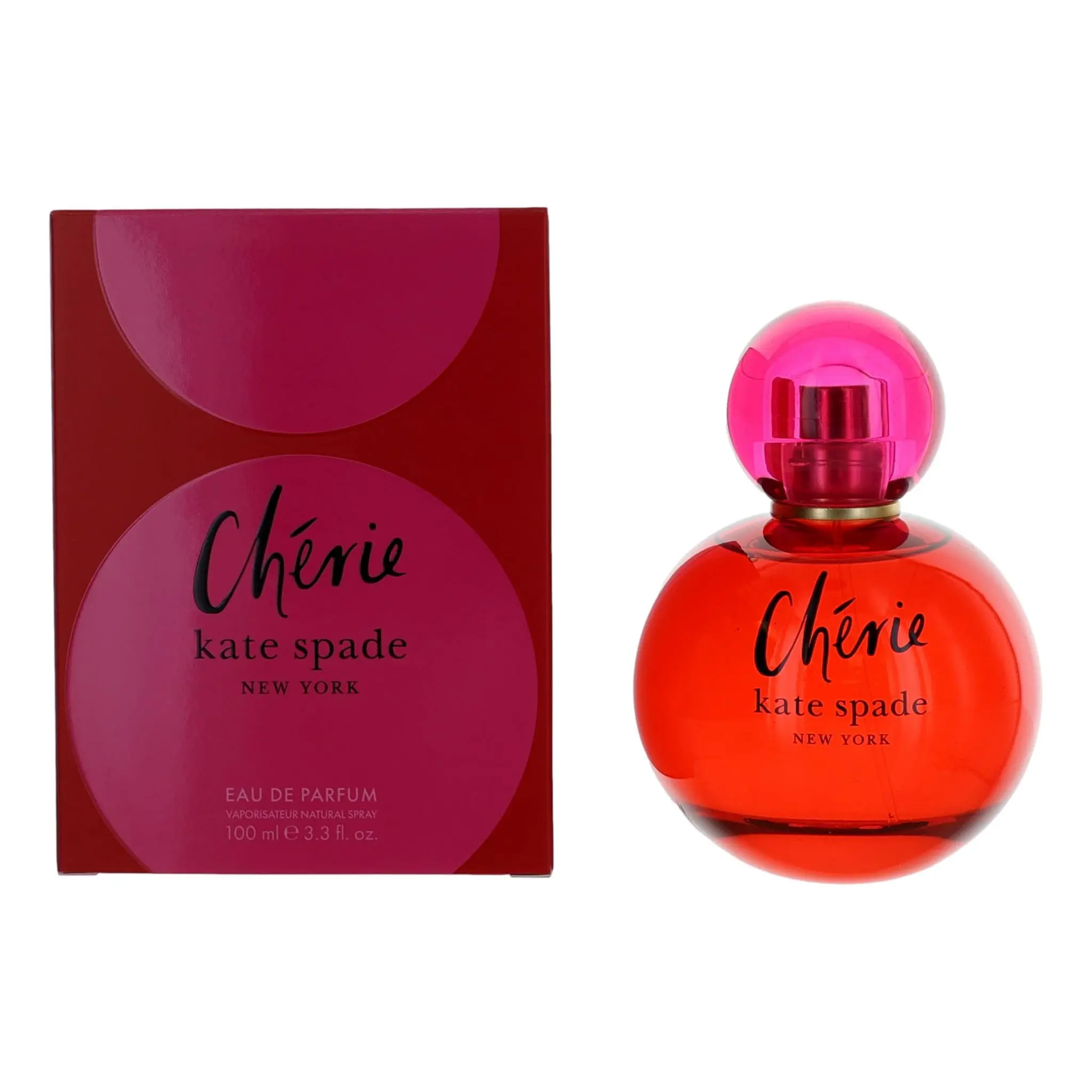 Cherie Eau de Parfum Spray for Women, Fruity Floral Scent with Sweet Pea and Citrus Notes, 3.3 oz Bottle