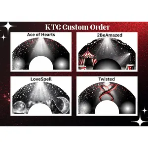 KTC Cheer Team Custom Fan – Ace of Heart |2BeAmazed | Lovespell | Twisted