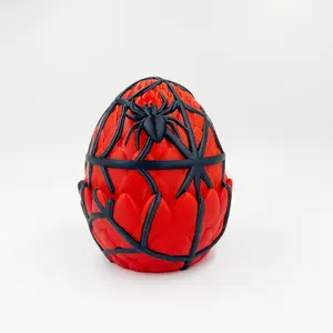 3D Printed Spiderman-Themed Storage Jar, Home Organizer for Small Items, Home Supplies Container