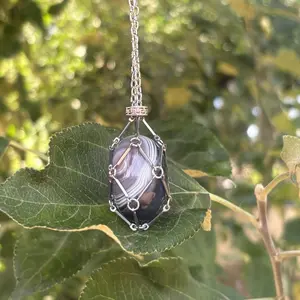 Interchangeable Crystal Bar Necklace