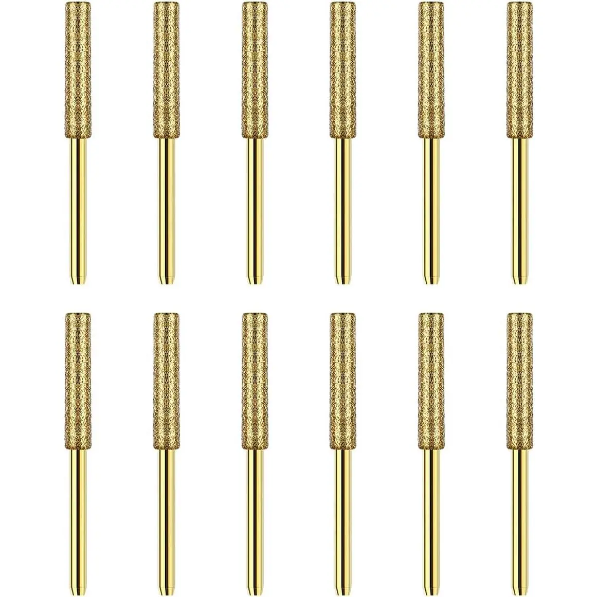 12 count High Hardness Plated Titanium  Sharpening Wheels  Sharpener,  Grinding Stone,  File for Chain  (5/32'', 4mm)