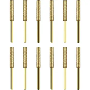 12 count High Hardness Plated Titanium  Sharpening Wheels  Sharpener,  Grinding Stone,  File for Chain  (5/32'', 4mm)