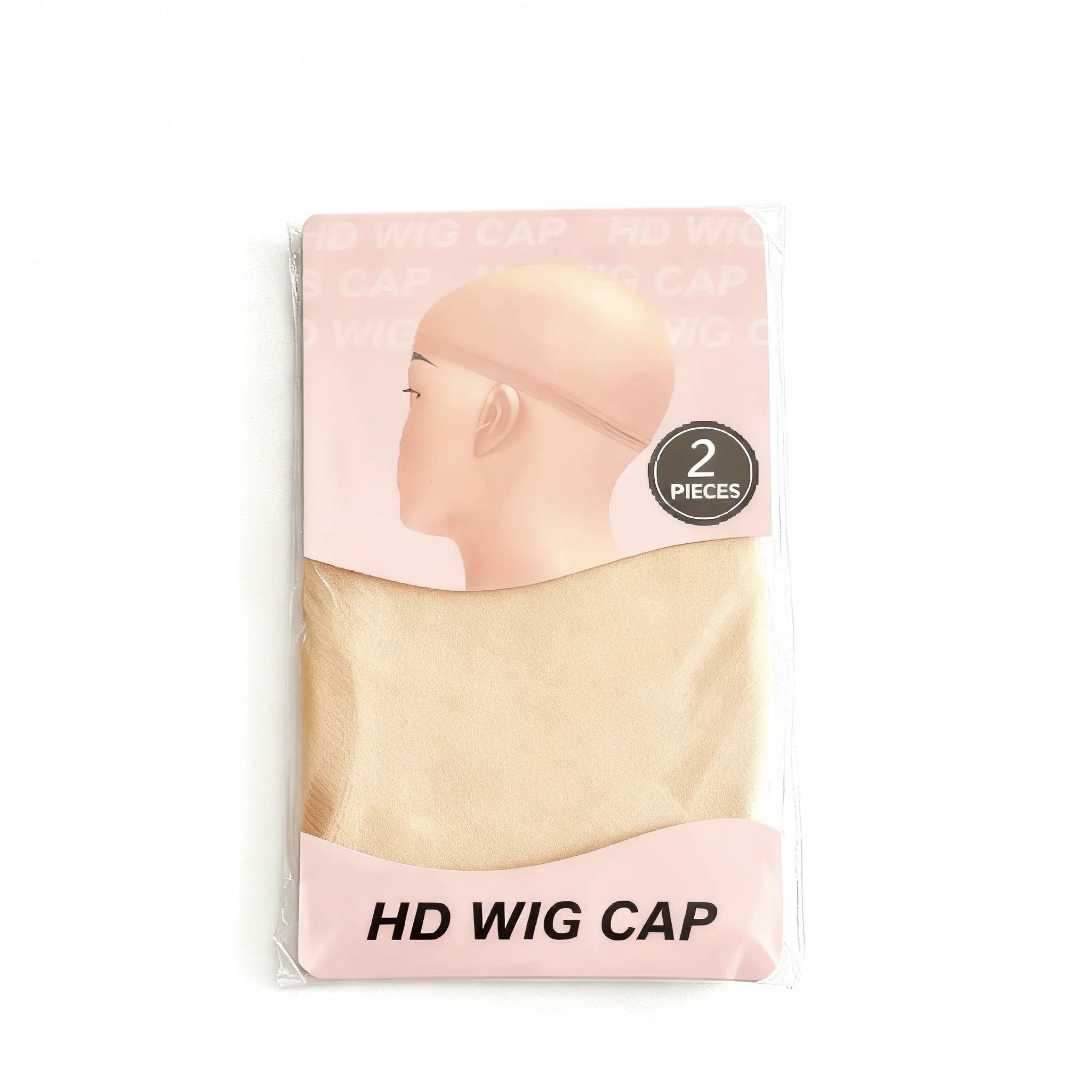 Lace Front Wig Human Hair Wig Cap HD Wig Cap 2 Pieces for Comfortable Wear and Natural Look