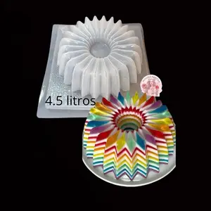 Molde de plastico para gelatina en forma de acordeón Molde de plastico para gelatina en forma de acordeón