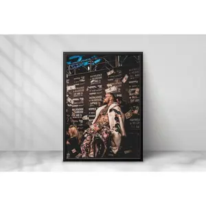 Conor McGregor UFC Poster, MMA Wall Art Boxing Poster Fighter, Fight Poster Sports Poster Motivational Poster -4