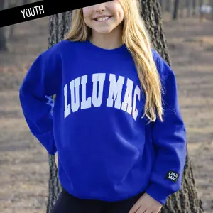 Lulu Mac YOUTH Sweatshirt-Royal