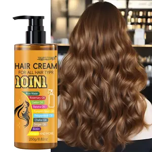 10-in-1 Hydrating Hair Cream | A multi-benefit care formula helps hydrate and nourish hair, reduce dryness and frizz, enhance smoothness and shine, and is suitable for daily hair care use.