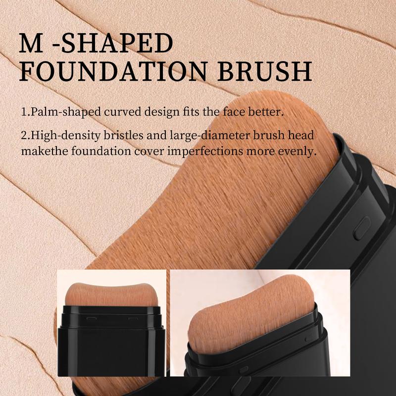 Dual-Ended Foundation Stick  5 Shades, 2-in-1 Concealer&Highlighter – hides acne marks, shapes nose, nourishes, stays all day! Great daily gift! Makeup Cosmetic concealer Flawless