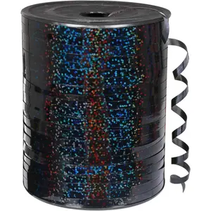 500 Yard Black Curling Ribbon, Black Shiny Curling Ribbons for  Wrapping, Thin Craft Balloon Ribbons String for Balloons,  Wrap Bows Ribbon for Birthday Party Christmas Halloween Decorations